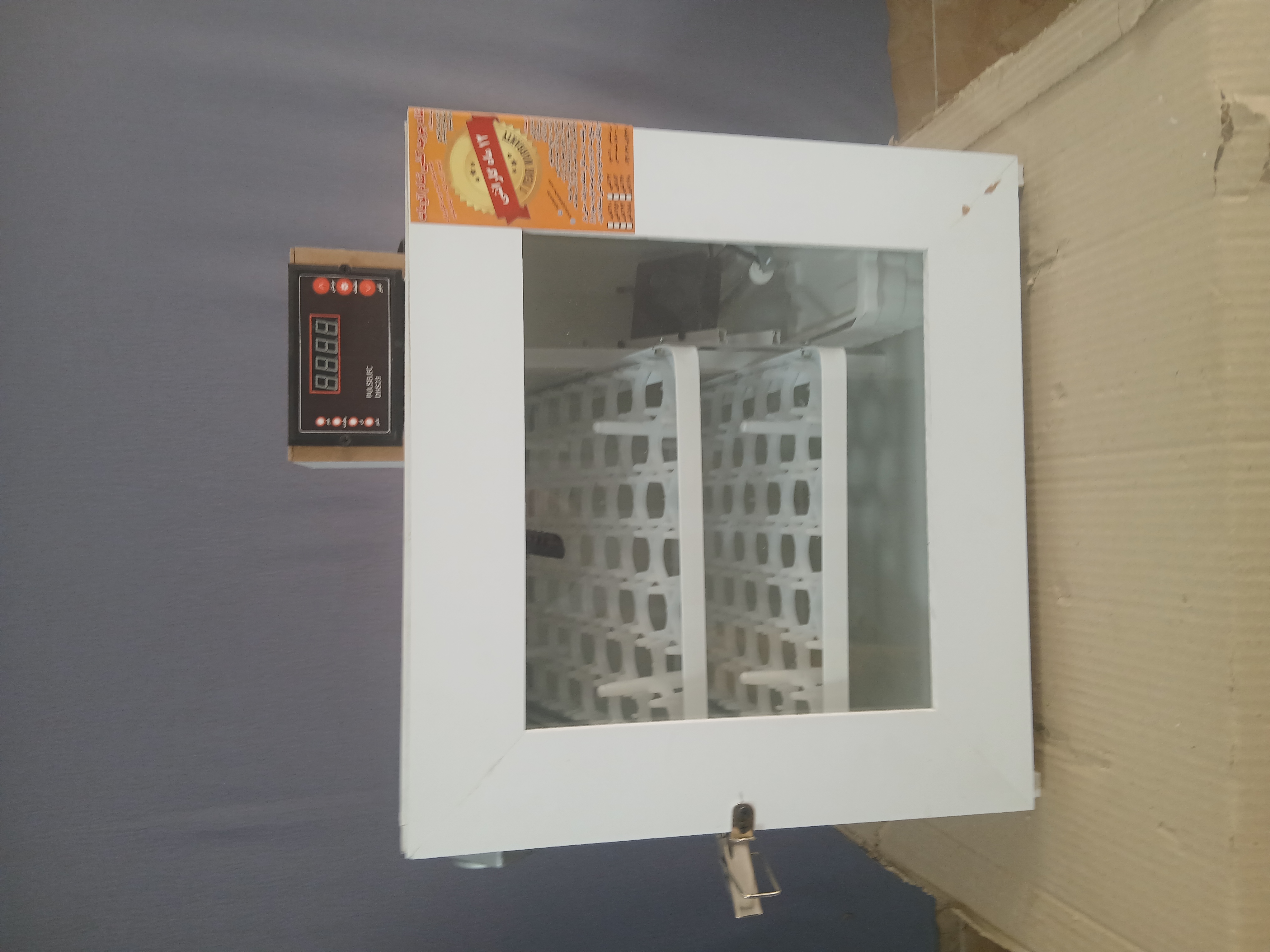 خرید دستگاه جوجه‌کشی ۸۴ تایی خانگی و نیمه‌صنعتی با سنسور SHT20 سوئیسی